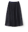 チュールプリーツスカート