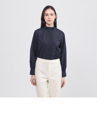 【EPOCA STORIA】フリルネックブラウス《WEB＆EPOCA THE SHOP店舗限定》