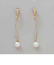 メタルバーイヤリング