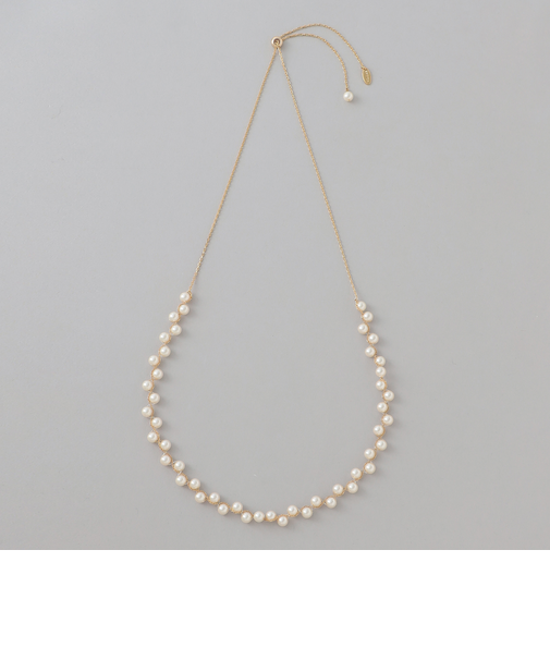 グレープパールネックレス