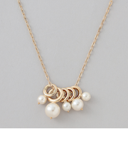 リングパールネックレス