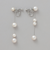 アシンメトリーパールイヤリング
