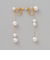 アシンメトリーパールイヤリング