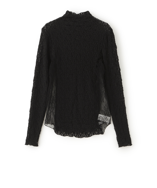 【near.nippon】ストレッチレース切替トップス《WEB＆EPOCA THE SHOP店舗限定》