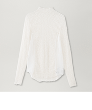 【near.nippon】ストレッチレース切替トップス《WEB＆EPOCA THE SHOP店舗限定》