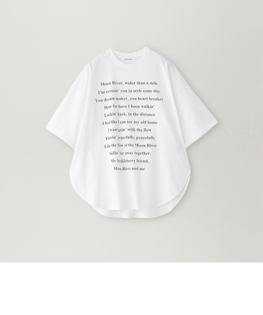 【SACRA】ラウンドヘムカットソー《WEB＆EPOCA THE SHOP店舗限定》