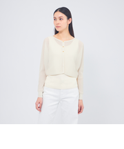 レイヤードアンサンブルニット