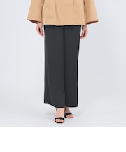 ドレープサテン ワイドパンツ