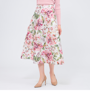 【EPOCA STORIA】フラワープリントカート《WEB＆EPOCA THE SHOP店舗限定》