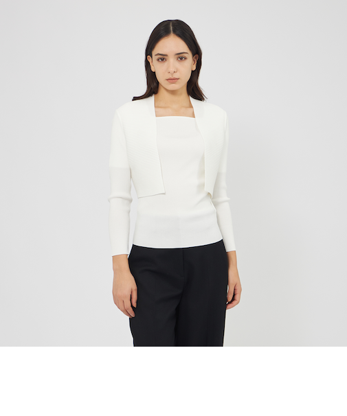 キュプラベーシック ニットボレロ