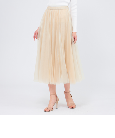 【EPOCA STORIA】チュールスカート《WEB＆EPOCA THE SHOP店舗限定》