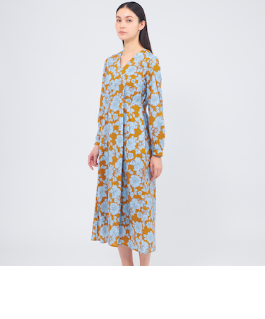 【EPOCA STORIA】フラワープリントドレス《WEB＆EPOCA THE SHOP店舗限定》