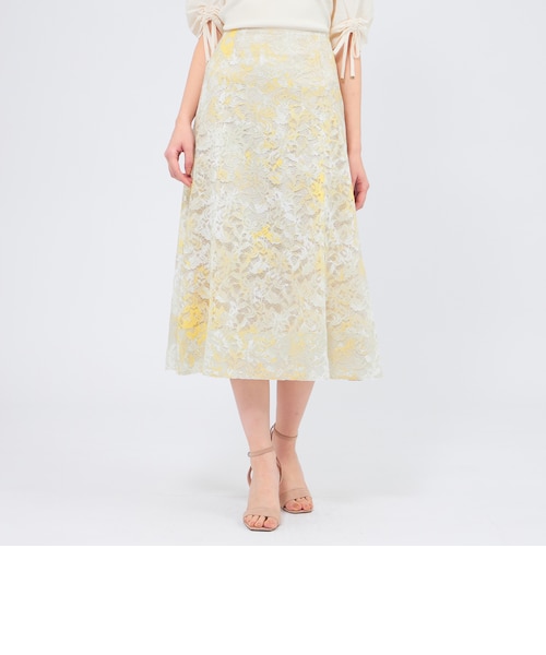 フィオーレレースプリント フレアスカート｜エポカの通販｜&mall