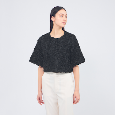 【EPOCA STORIA】フリルショートジャケット《WEB＆EPOCA THE SHOP店舗限定》