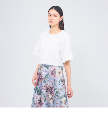 【EPOCA STORIA】フリルショートジャケット《WEB＆EPOCA THE SHOP店舗限定》