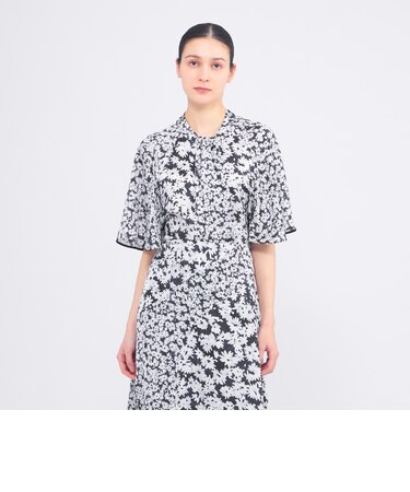 デイジープリント フレアスリーブブラウス