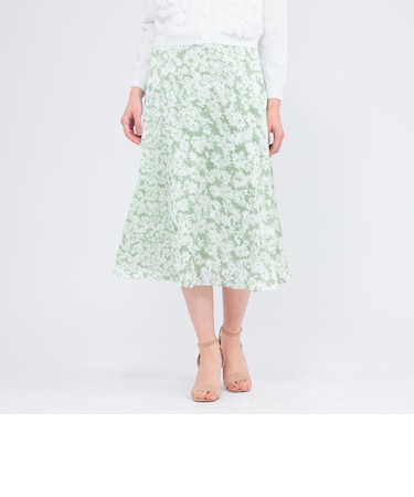 デイジープリント Aラインスカート