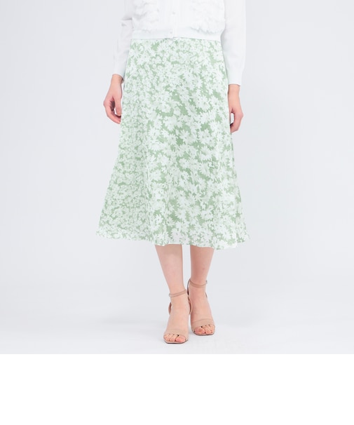 デイジープリント Aラインスカート