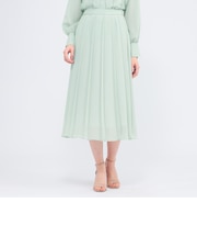 エアリーシフォン プリーツスカート