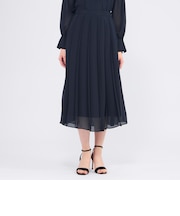 エアリーシフォン プリーツスカート