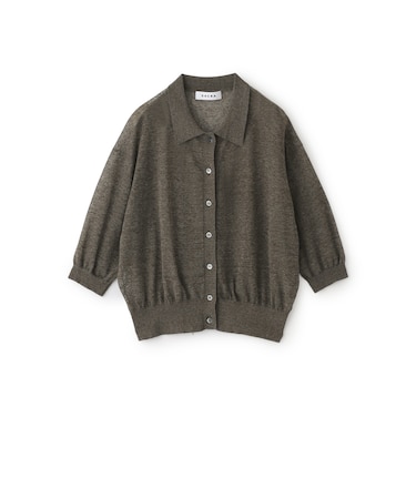 【SACRA】シアーニットカーディガン《WEB＆EPOCA THE SHOP店舗限定》