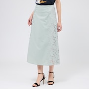 カットレースコンビ Aラインスカート