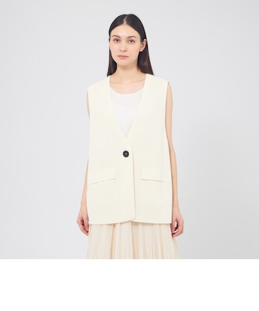 レーヨンナイロン ニットジレ