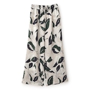 【SACRA】リーフ柄パンツ《WEB＆EPOCA THE SHOP店舗限定》