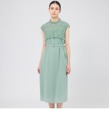 リバーレースケープドレス