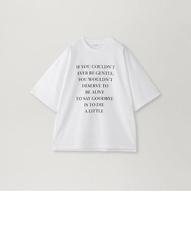 【SACRA】メッセージカットソー《WEB＆EPOCA THE SHOP店舗限定》