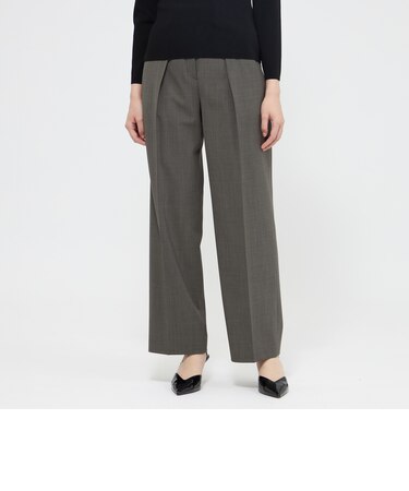 2WAYストレッチウール ストレートパンツ