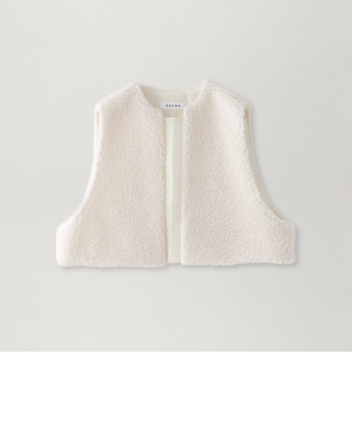 【SACRA】フェイクボアジレ《WEB＆EPOCA THE SHOP店舗限定》