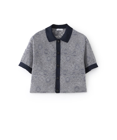 【near.nippon】フロッキーレースカーディガン《WEB＆EPOCA THE SHOP店舗限定》