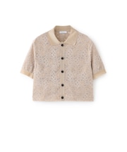 【near.nippon】フロッキーレースカーディガン《WEB＆EPOCA THE SHOP店舗限定》