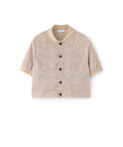 【near.nippon】フロッキーレースカーディガン《WEB＆EPOCA THE SHOP店舗限定》