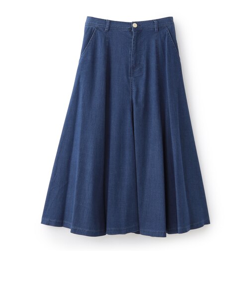 【EPOCA STORIA】テンセルダンガリースカート《WEB&EPOCA THE SHOP店舗限定》