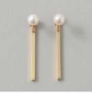 【AYUS】アコヤパールゴールドバーピアス《WEB＆EPOCA THE SHOP店舗限定》