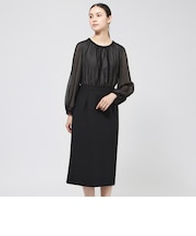 24 TWENTY FOUR Noble シフォンコンビドレス