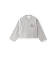 【SACRA】クロップドスウェット《WEB＆EPOCA THE SHOP店舗限定》