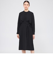 ダブルストレッチ サックワンピース