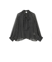 【EPOCA STORIA】シフォンドットブラウス《WEB&EPOCA THE SHOP店舗限定》