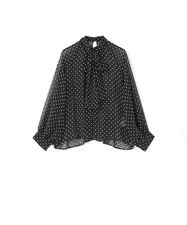 【EPOCA STORIA】シフォンドットブラウス《WEB＆EPOCA THE SHOP店舗限定》