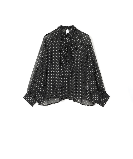 【EPOCA STORIA】シフォンドットブラウス《WEB＆EPOCA THE SHOP店舗限定》
