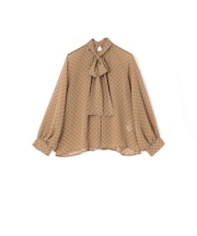 【EPOCA STORIA】シフォンドットブラウス《WEB&EPOCA THE SHOP店舗限定》
