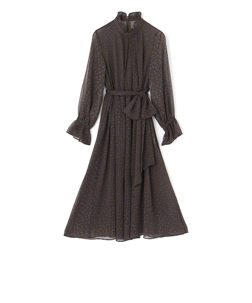 【EPOCA STORIA】シフォンプリントドレス《WEB＆EPOCA THE SHOP店舗限定》
