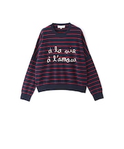 【MAISON LABICHE】カシミヤボーダーニット《WEB&EPOCA THE SHOP店舗限定》