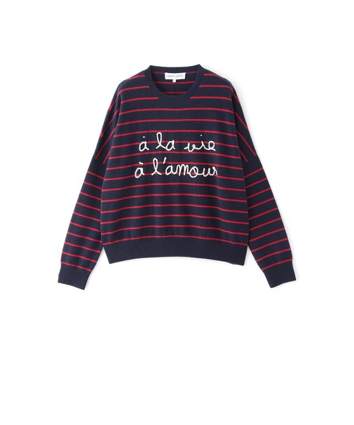【MAISON LABICHE】カシミヤボーダーニット《WEB＆EPOCA THE SHOP店舗限定》