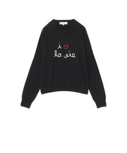 【MAISON LABICHE】カシミヤブラックニットプルオーバー《WEB＆EPOCA THE SHOP店舗限定》