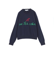 【MAISON LABICHE】カシミヤネイビーニットプルオーバー《WEB＆EPOCA THE SHOP店舗限定》
