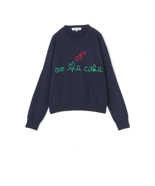 【MAISON LABICHE】カシミヤネイビーニットプルオーバー《WEB＆EPOCA THE SHOP店舗限定》